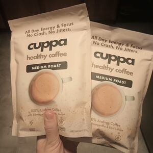 Cuppa Healthy Coffee Medium Roast - Cream & Brown